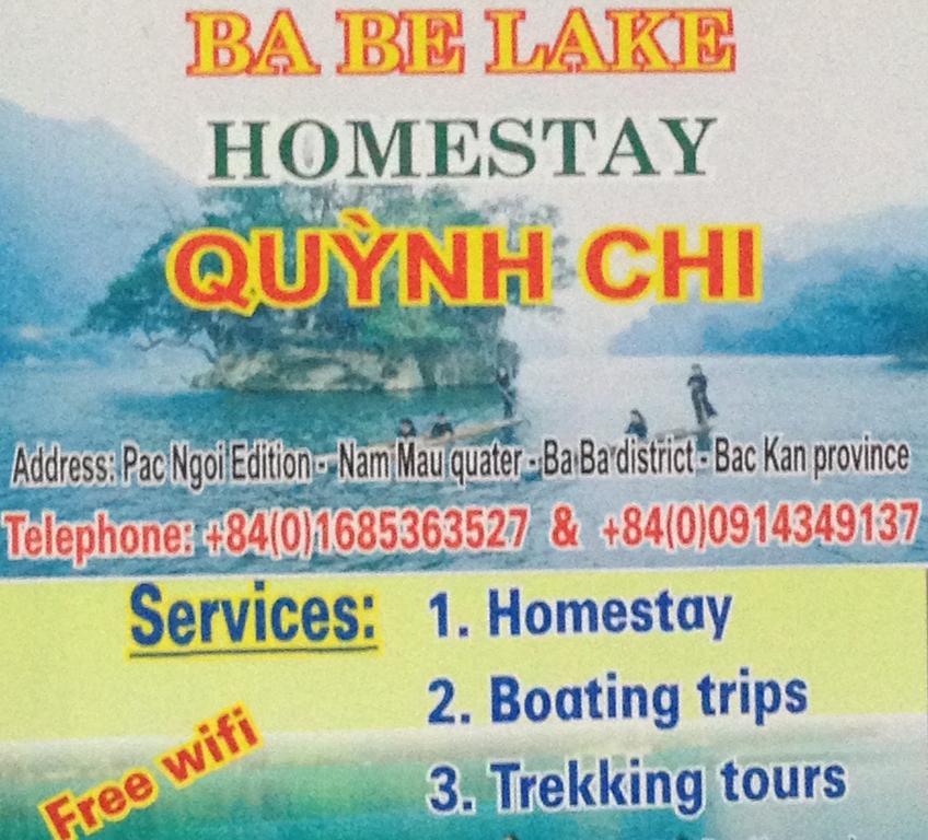 Ba Be Lake Homestay - Quynh Chi Exteriör bild